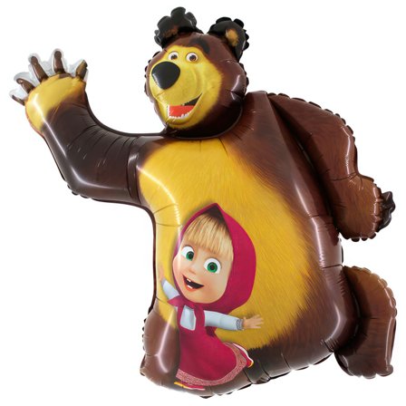 Masha og Bjørnen Folieballon