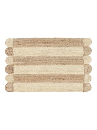 Felpudo Elba Blanco Natural/Beige