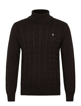 Morris | Nathan Cable Roller Neck | M