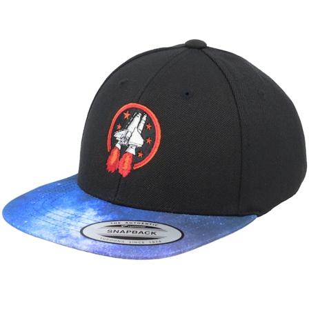 Kiddo Cap - Schwarz snapback Cap - Kids Rocket Roll Black/Space Snapback @ Hatstore