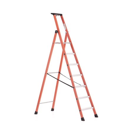 Profesjonalna drabina z włókna szklanego SLOPE, 7 stopni, W 2450 mm