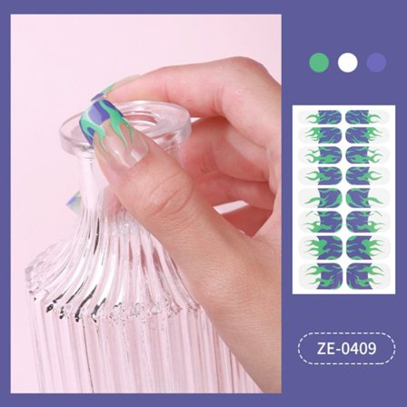 3 arkkia ranskalaiset kynsitarrat Nail Art -tarra 5 5