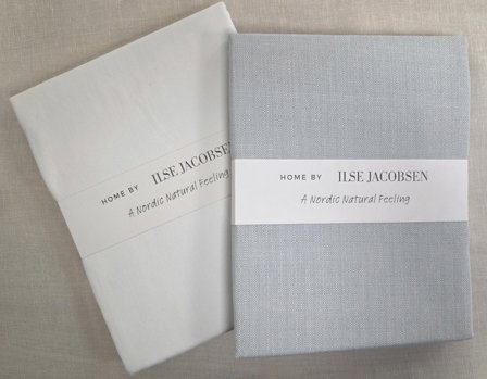 Ilse Jacobsen Duk Pearl-White bomull-polyester 137x320