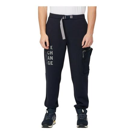 Armani Exchange, Trousers Niebieski, Mężczyzna, Rozmiar: M