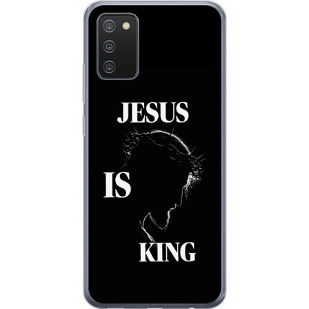 Kompatibel Mobilcover til Samsung Galaxy A02s Farverige kawaii-figurer stakket lodret på en lilla baggrund med bløde former og en legende sød føle