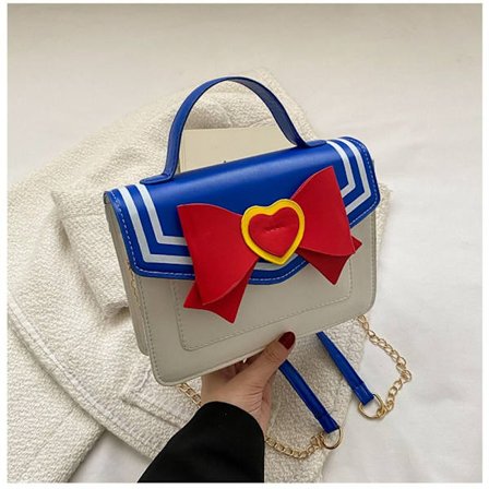 Kawaii Messenger Bag Chain Bags BLÅ