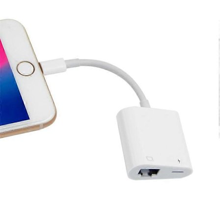 Lightning till Ethernet-adapter RJ45 till iPhone iPad iPod Nätverk LAN Lightning till Ethernet-dongel