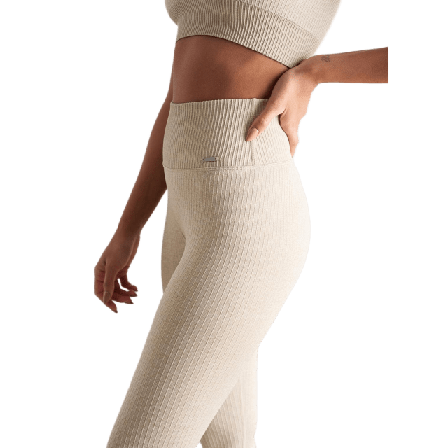 aim'n Ribbed Seamless Tights Underdelar Dam Beige XS