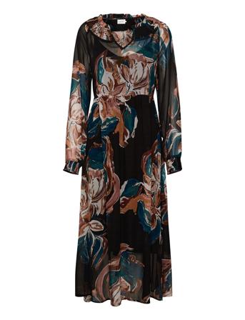 Crjasmina Dress - Zally Fit Dresses Cocktail Dresses Marineblå Cream*Betinget Tilbud