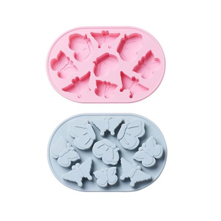 9 Fjärilskaka Silikonform Halloween Påsk Drip Chocol