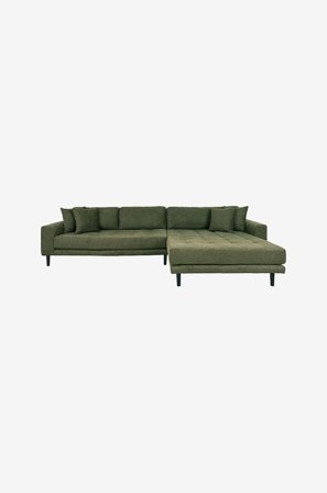 House Nordic - Loungesohva Lido, oikea - Vihreä - 4 istuttavat sohvat - - Homeroom