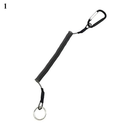 Uusi spiraalivenytysavaimenperä Elastinen jousi Rep-avaimenperä Metalli-karabiini Ulkoilmaan Anti-kadotettu puhelin Jousiavaimennauha Lukkokoukkun 1 