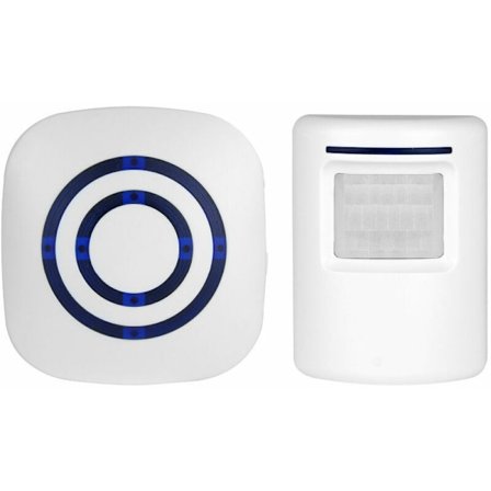 T801 Chime Trådløs Dørklokke PIR Bevægelsessensor Sensor til Hjem Butik Butik (Hvid)