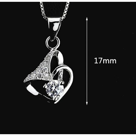 925 Sølv Halskæde CZ