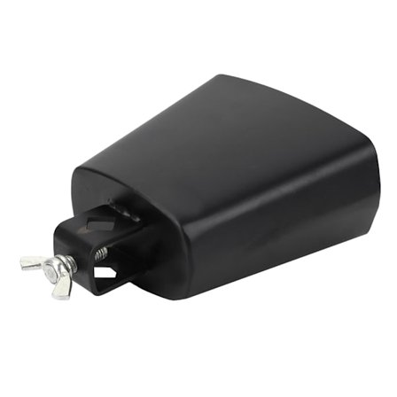 4 tommers profesjonell svart metall ku bjelle storfe bjelle perkusjon musikkinstrument