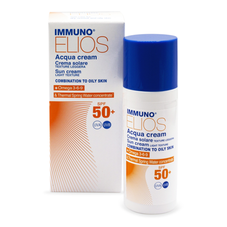 Immuno Elios Acqua Cream Crema Solare Viso 40ml SPF50+