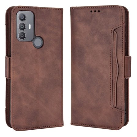 Modernt TCL 306 / TCL 305 / TCL 30E / TCL 30 SE fodral med plånbok - Brun