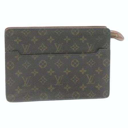 Louis Vuitton Vintage, Pre-Owned Man Cover Bruin, Dames, Maat:ONE Size