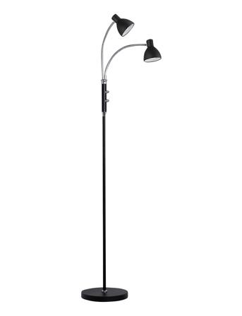 Hudson Home Lighting Lamps Floor Lamps Svart Halo Design