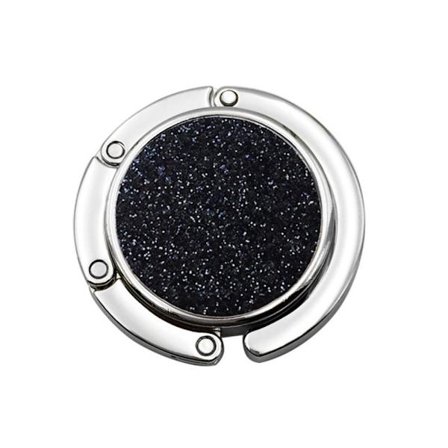 Naisten laukunpidikekoukku käsilaukulle, MUSTA