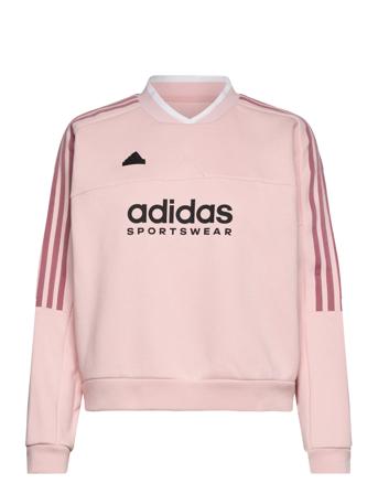 Tiro Cut 3 Stripes Fleece Sweatshirt Adidas Sportswear Pink