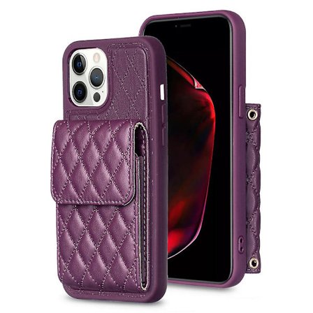 Bf22-stil case för Iphone 12 Pro Max Pu Läderbelagd Tpu Kickstand Cover