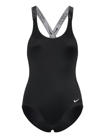 NIKE SWIM | Nike Logo Tape Crossback One Piece | 120-130