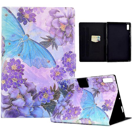 A4 Standard Utskriftsställ, Korthållare, PU Läderfodral för Lenovo Tab M9 TB-310FU Tablet