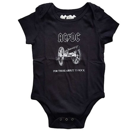 AC/DC Baby About To Rock Babygrow 24 månader Svart