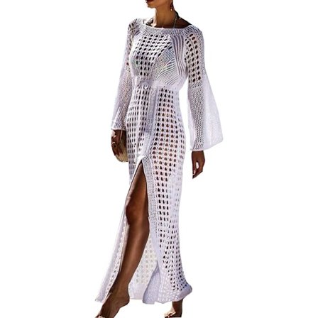 Beach Tops Sexiga Blommiga Cover Klänningar Bikini Cover-ups Net Long Kjol