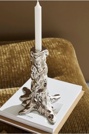 Pastill - Bearnie lysestage stor - Krom - Lysestager & lanterner - Fra Homeroom