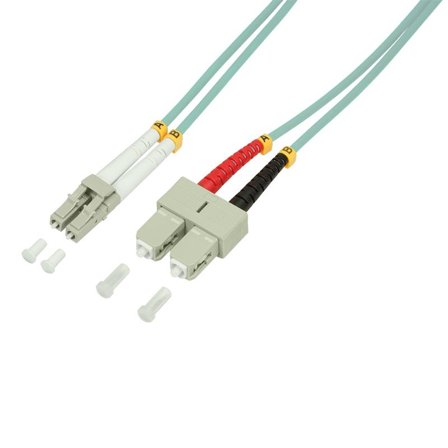LogiLink Glasfaser Patchkabel OM3 F-FEEDS