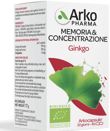 Arkopharma Ginkgo Bio 45 Capsule