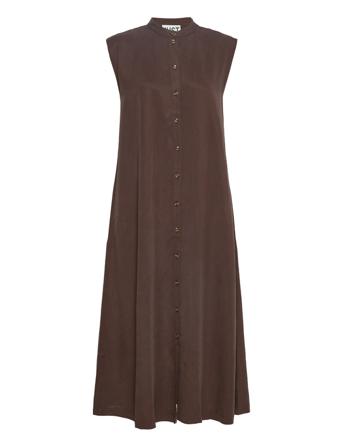 Priva Shirt Dress Brown Just Female