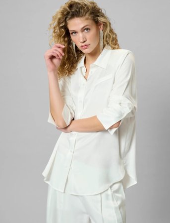 My Essential Wardrobe Mwestelle Shirt - White - 36