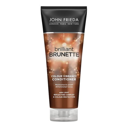 John Frieda Brilliant Brunette Colour Protecting Conditioner 250 ml, Hår, Shampoo & Hårpleje, Balsam