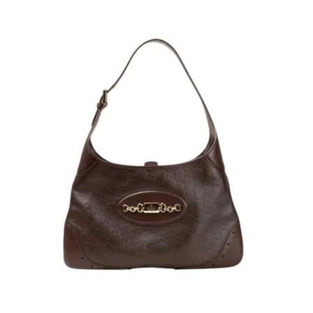 Gucci Vintage, Pre-owned Leather gucci-bags Bruin, Dames, Maat:ONE Size,leer
