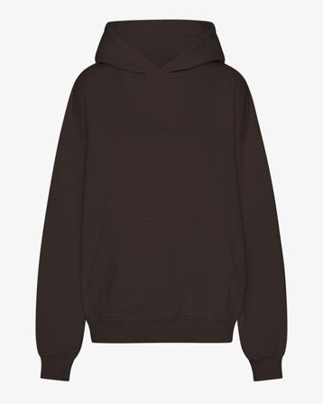 Organic Oversized Hood - Coffee Brown - Female - XS - Sustainable material - Ethical production