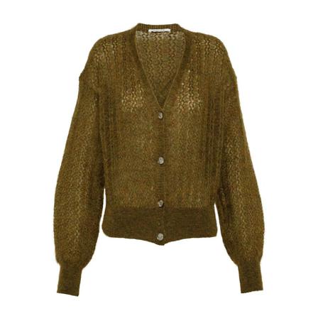 Pomandère Cardigans Grøn, Dame