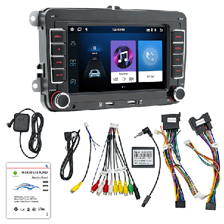 Passer Volkswagen Golf 2+32G Polo Passat Jetta 7 tommer Android Apple Carplay Bil GPS Stereo Radio-Perfet -YQ