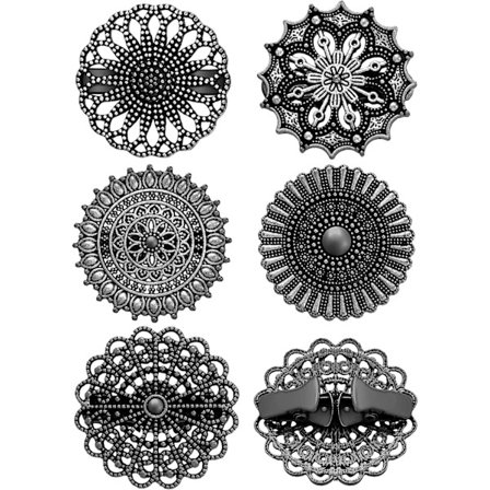 5 stk. Tøjclips Sæt Cardigan Clip Retro Broche Clips Trøje Krave Clip til Kvinder Piger Kjole Skjorte Sjal Kappe