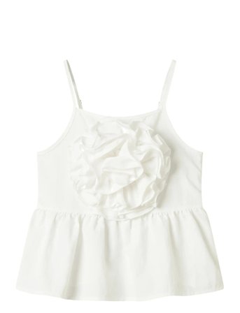 name it Nkffylona Strap Top - White - 158-164