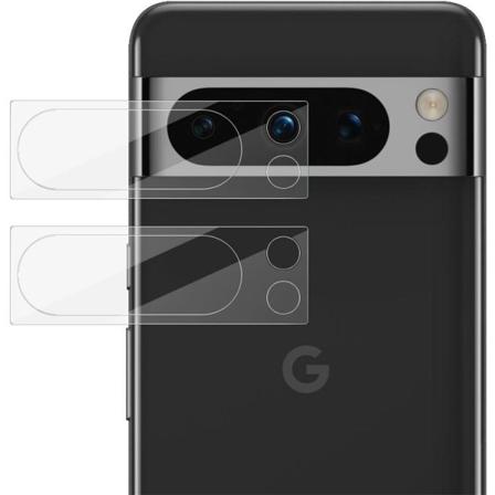[2-PACK] Google Pixel 8 Pro Kameralinsskydd i H rdat Glas - Clear