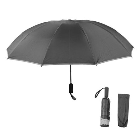 Omvendt paraply automatisk solbeskyttelse UV-blokkerende sammenleggbar paraply opp og ned for menn kvinner