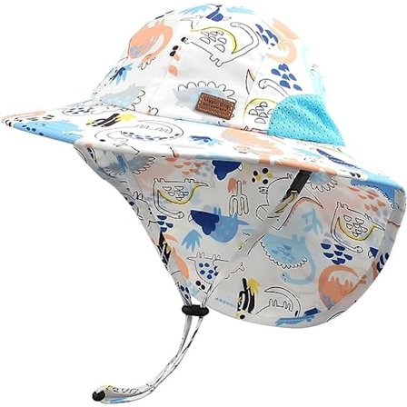 Egnet for barn i alderen 2-6 år - Baby sommerhatter jente gutt barn caps UV beskyttelse solhatt for småbarn strand fotturer caps