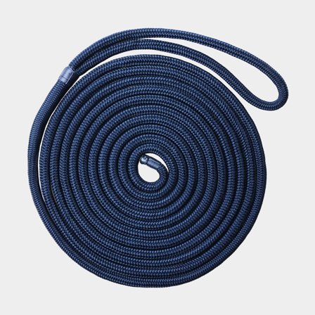 Cima d'ormeggio con occhio impiombato NOCK Smögen, poliestere a 24 trefoli, Ø14 mm, 2 metri, blu marino