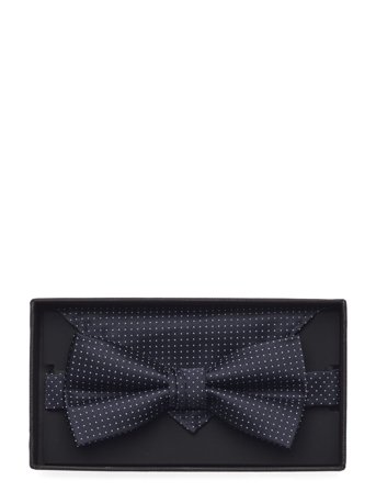 Lindbergh Black | Polyester Bow Tie With Dotspolyester Bow Tie With Dots | ONE SIZE