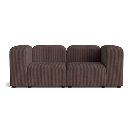 Milo 2 personers sofa - Lincoln Brun - 200x100x72 - Sofa, 2 personers sofa