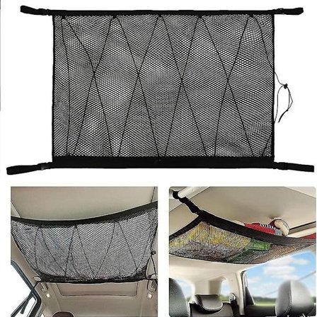 Bilnet, bil tæppe, bagagenet, taske, inderlomme, hængende på taget KLB