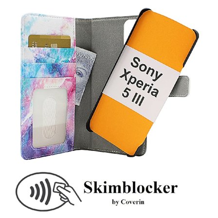 Skimblocker Magnet Designwallet Sony Xperia 5 III (XQ-BQ52)
